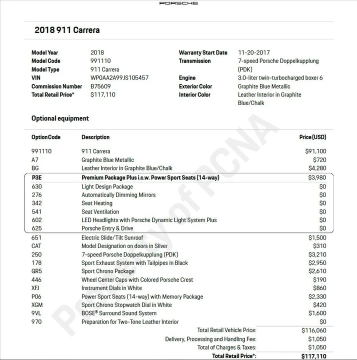 2018 Porsche 991 Carrera - Image 2 of 19