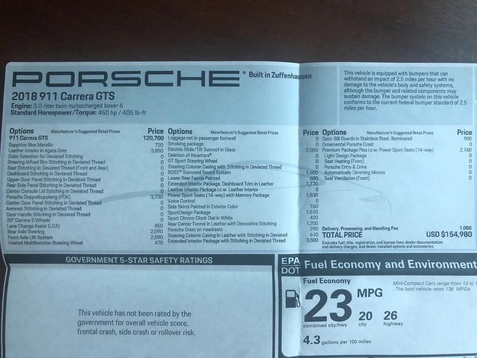 2018 Porsche 991 Carrera GTS - Image 7 of 8
