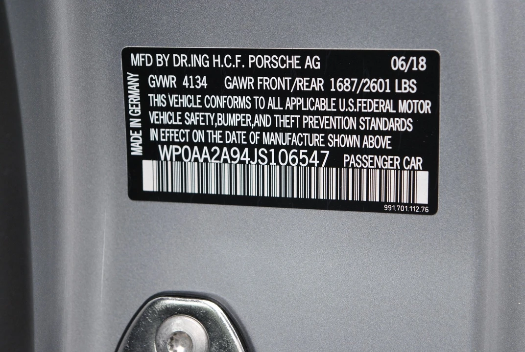 2018 Porsche 991 Carrera T - Image 13 of 31