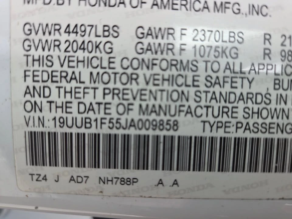 2018 Acura TLX 1st Gen - Image 16 of 16