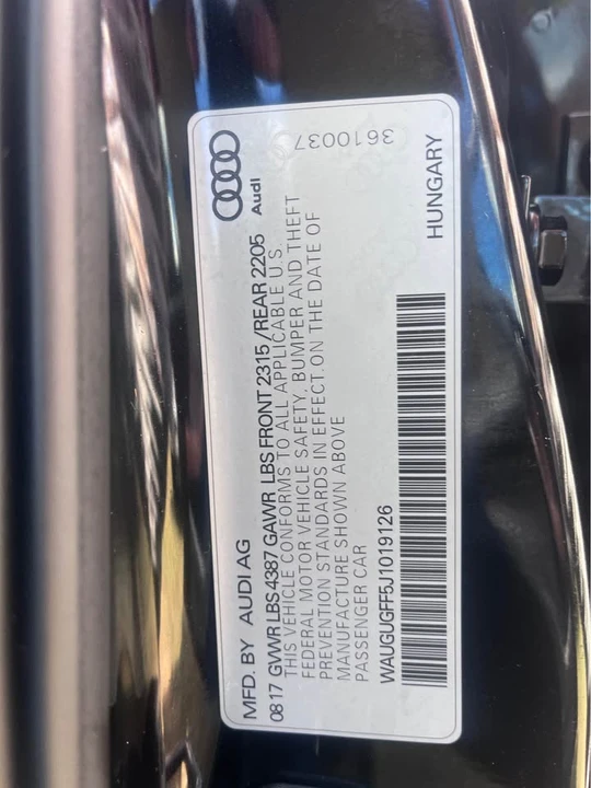 2018 Audi 8V A3 - Image 16 of 16