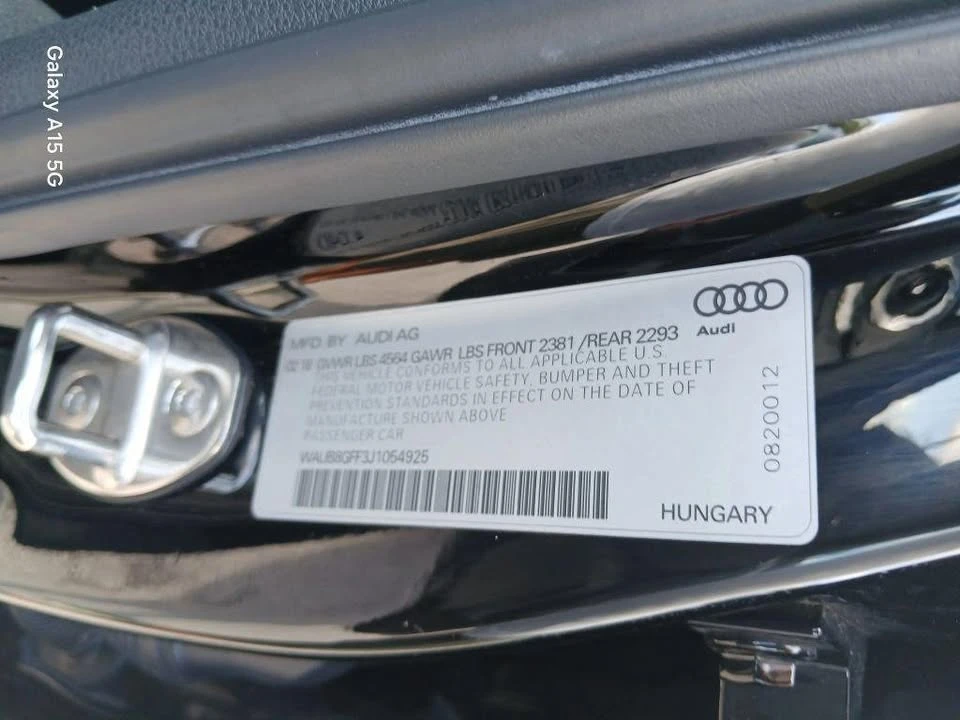 2018 Audi 8V A3 - Image 10 of 19