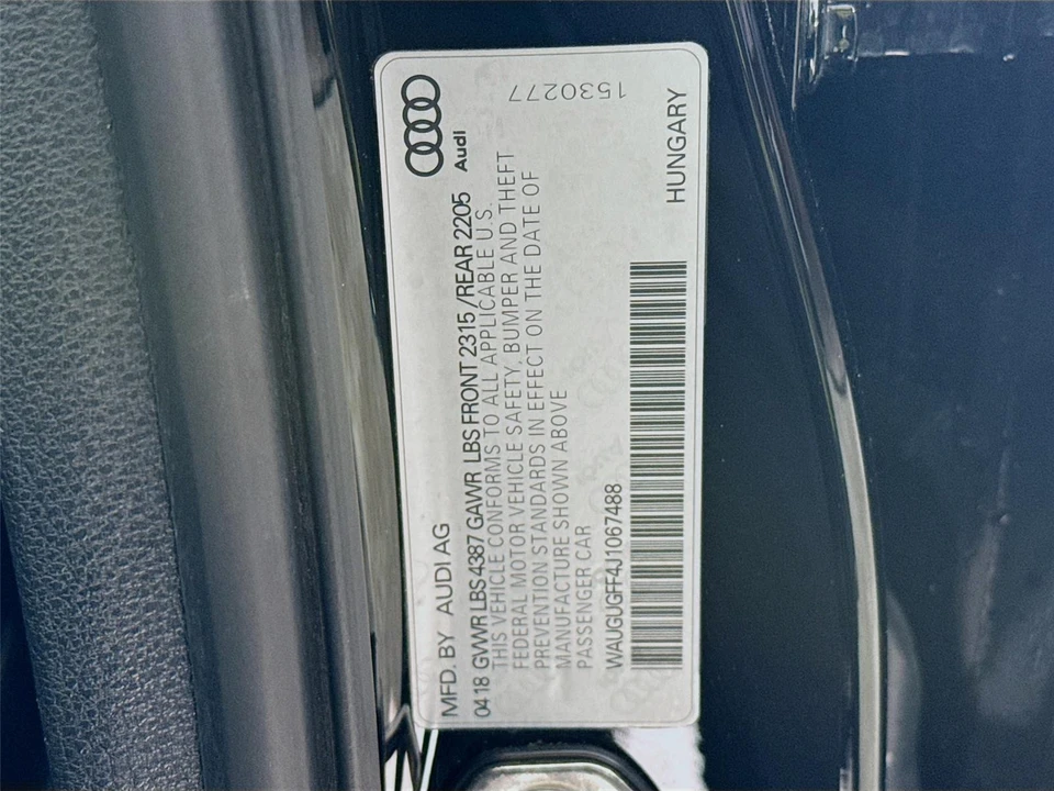2018 Audi 8V A3 - Image 14 of 14