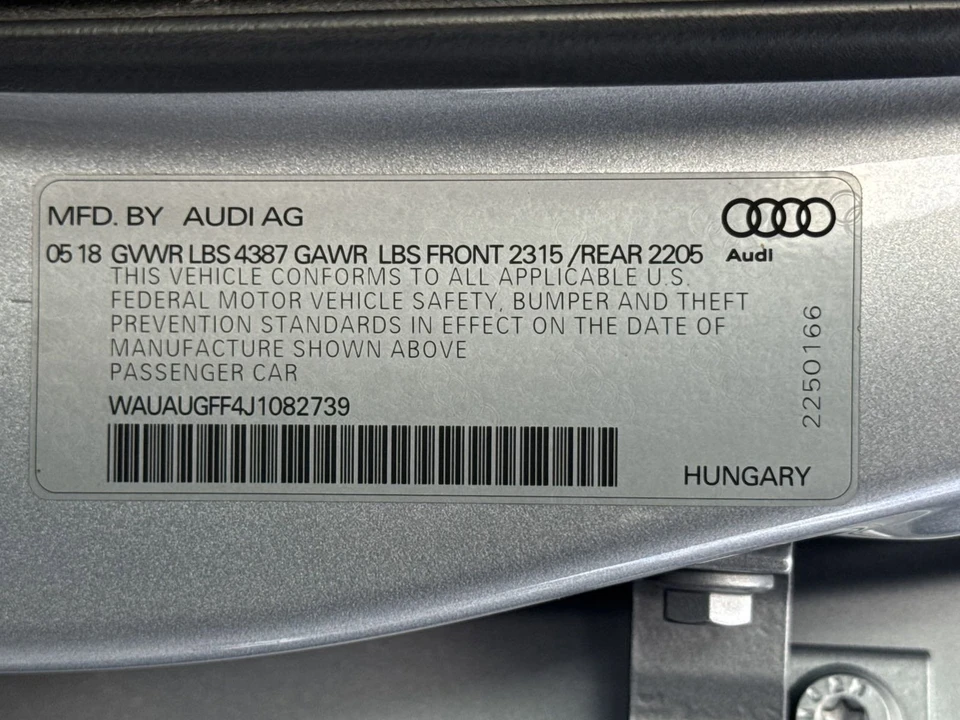 2018 Audi 8V A3 - Image 26 of 26