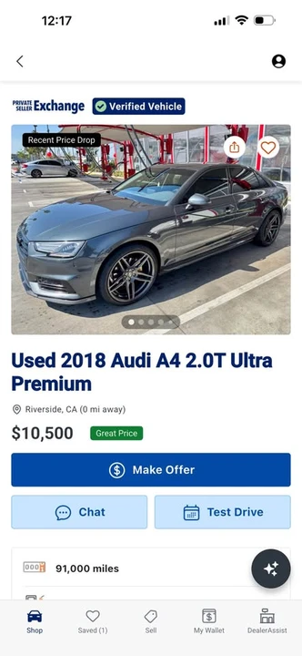 2018 Audi B9 A4 - Image 18 of 20