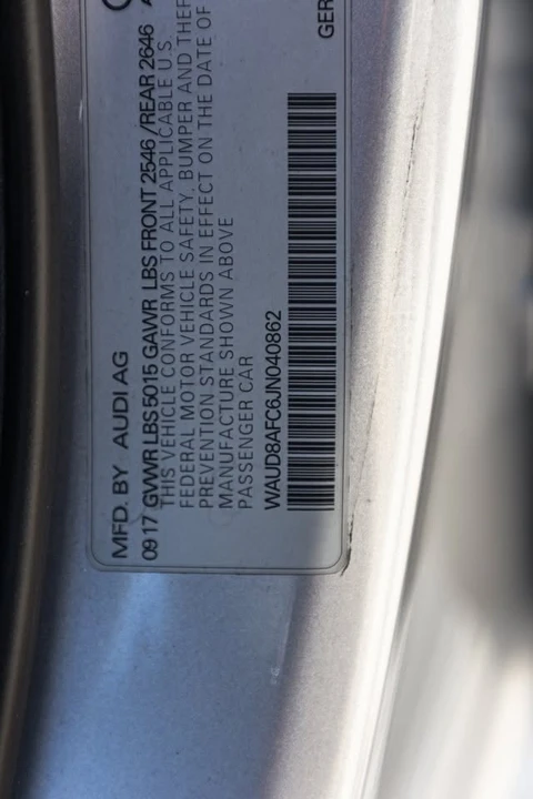 2018 Audi C7 A6 - Image 20 of 20
