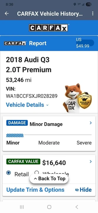 2018 Audi 8U Q3 - Image 13 of 13