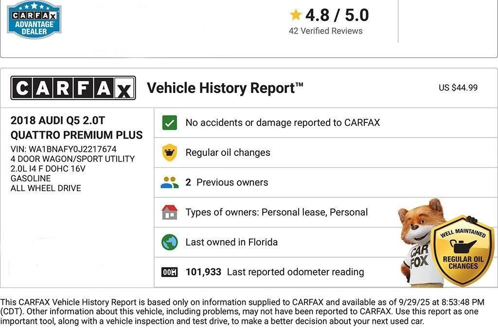 2018 Audi FY Q5 - Image 2 of 21