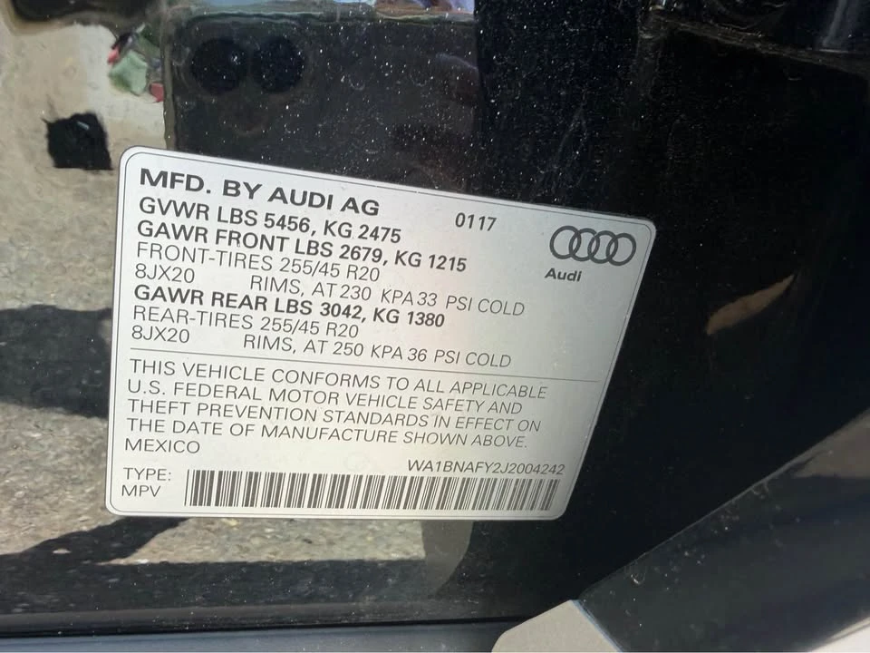2018 Audi FY Q5 - Image 13 of 13