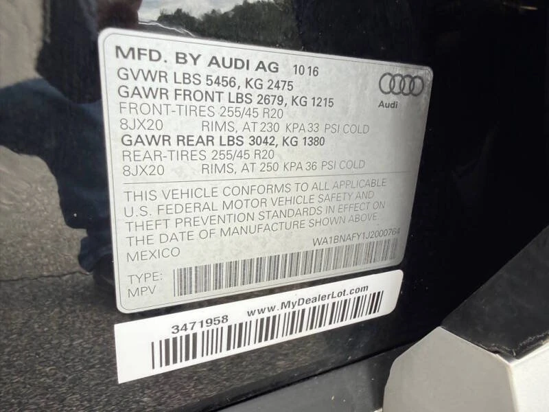 2018 Audi FY Q5 - Image 5 of 14
