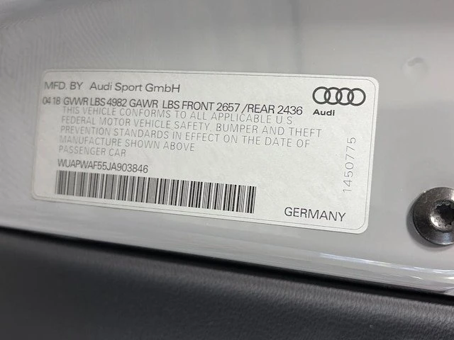2018 Audi B9 RS5 - Image 9 of 15