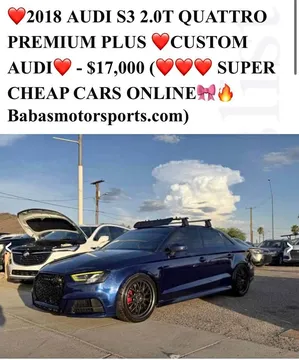 2018 Audi S3 Premium Plus Sedan 4D