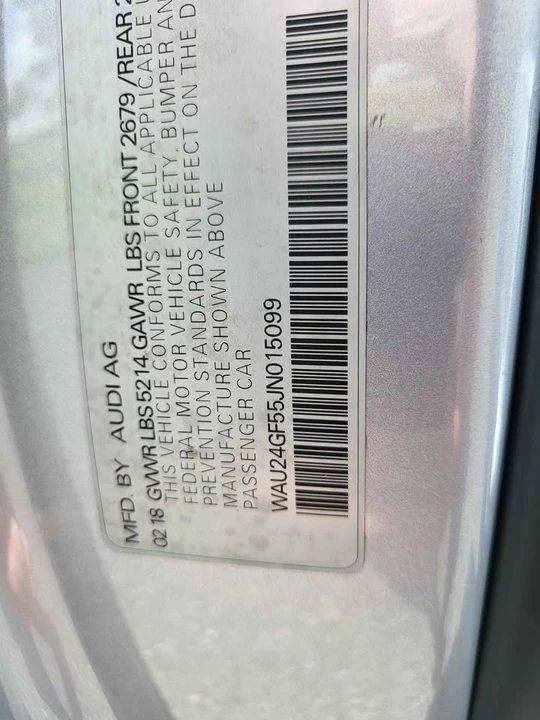 2018 Audi B9 S5 - Image 20 of 20