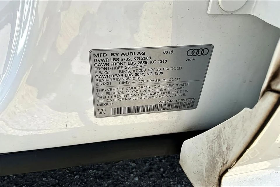 2018 Audi FY SQ5 - Image 20 of 20