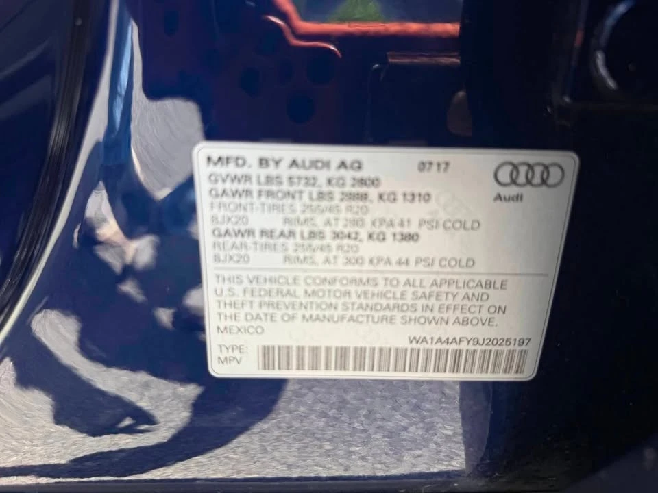 2018 Audi FY SQ5 - Image 10 of 20