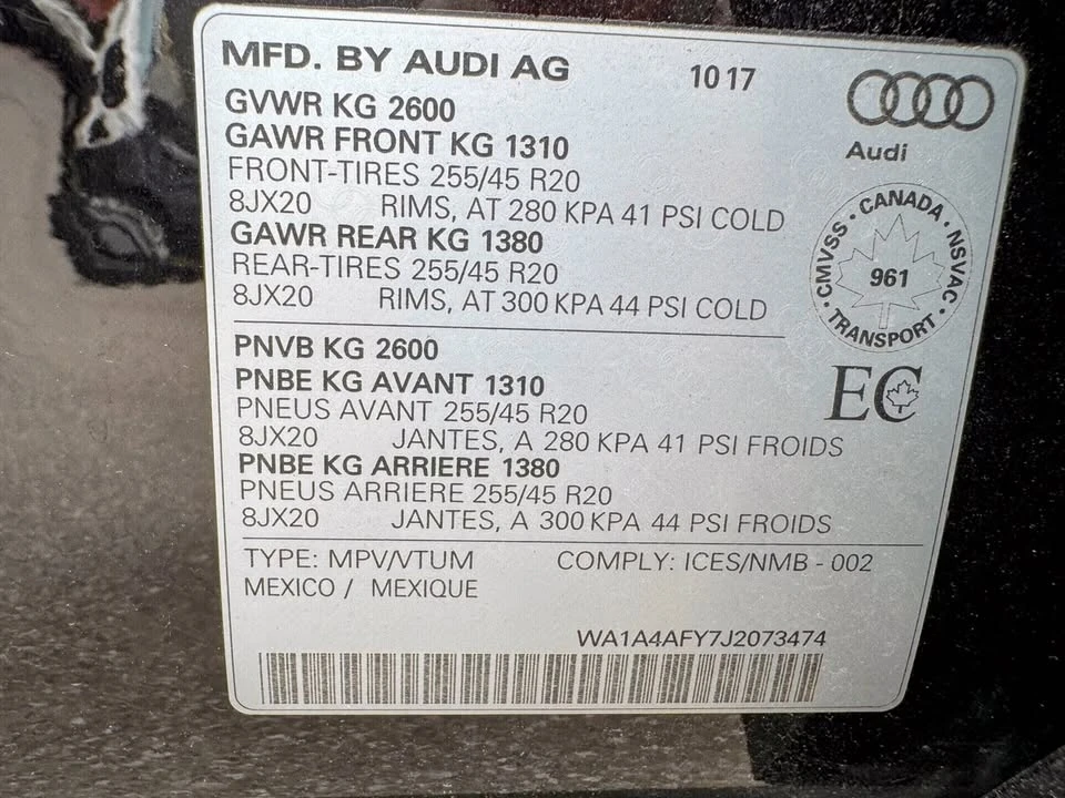 2018 Audi FY SQ5 - Image 10 of 20