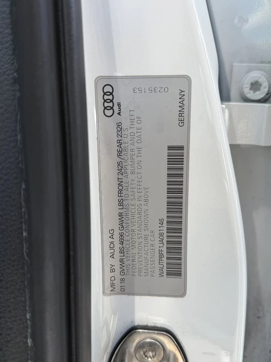 2018 Audi 8V A3 - Image 14 of 14