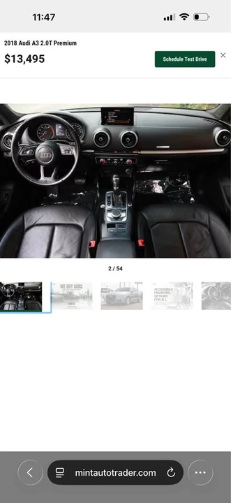 2018 Audi 8V A3 - Image 2 of 13