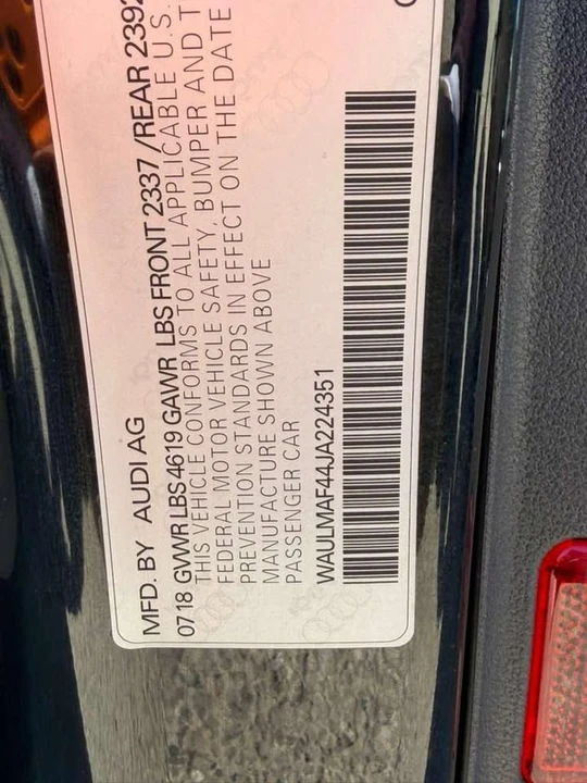 2018 Audi B9 A4 - Image 17 of 17