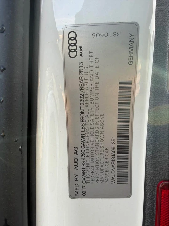 2018 Audi B9 A4 - Image 18 of 19
