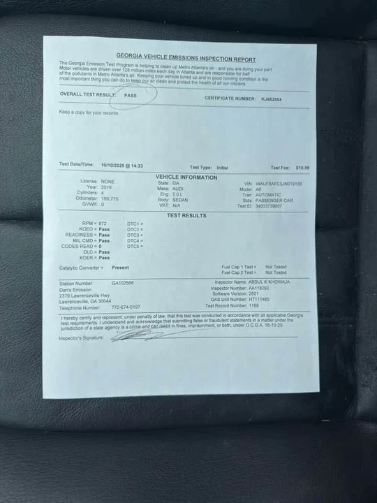 2018 Audi C7 A6 - Image 15 of 16
