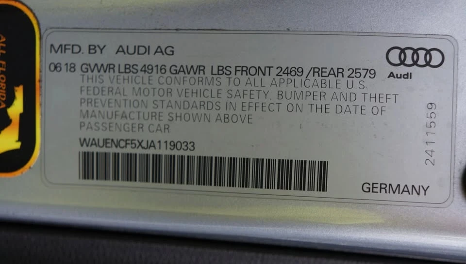 2018 Audi B9 A5 - Image 6 of 6