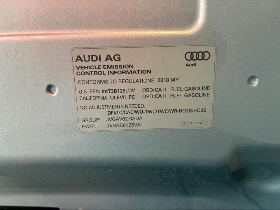 2018 Audi 8U Q3 - Image 18 of 18