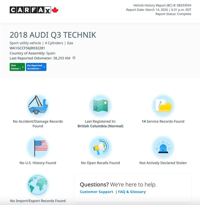 2018 Audi 8U Q3 - Image 2 of 18