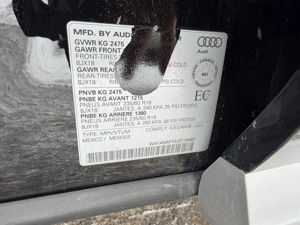 2018 Audi FY Q5 - Image 15 of 15