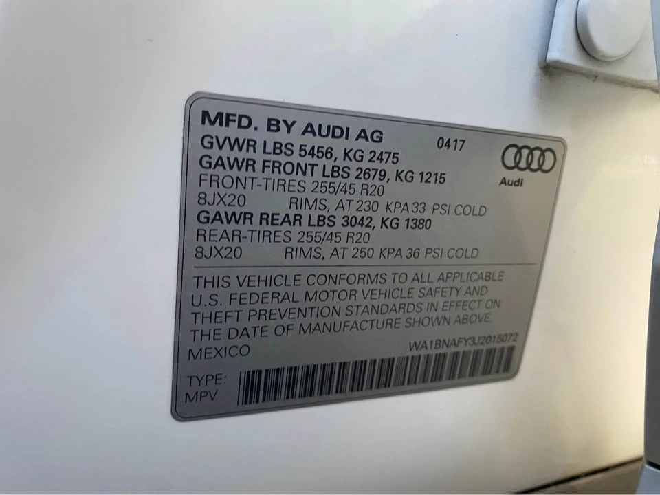 2018 Audi FY Q5 - Image 20 of 20