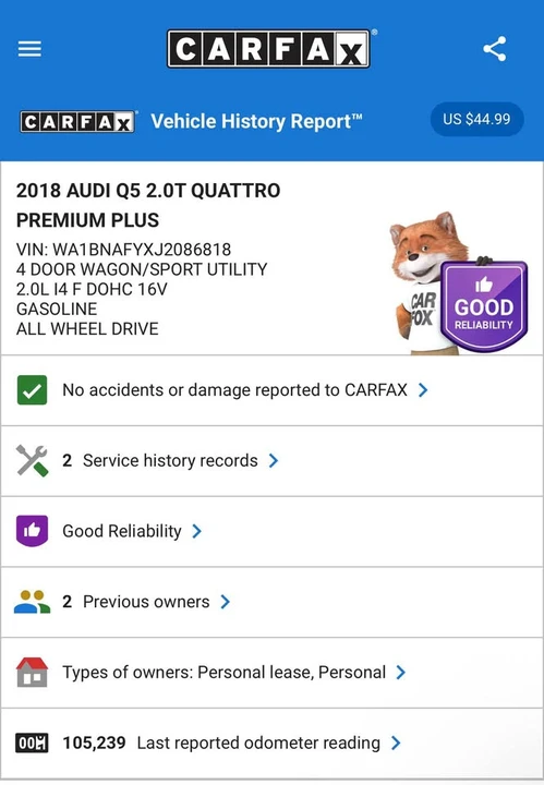 2018 Audi FY Q5 - Image 15 of 15