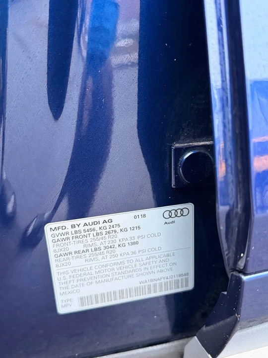 2018 Audi FY Q5 - Image 16 of 20