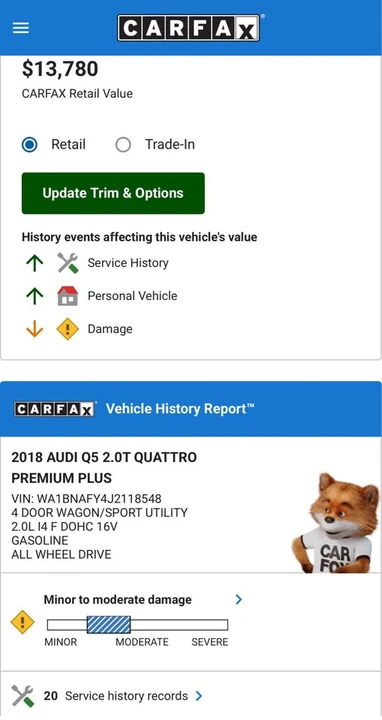 2018 Audi FY Q5 - Image 5 of 20