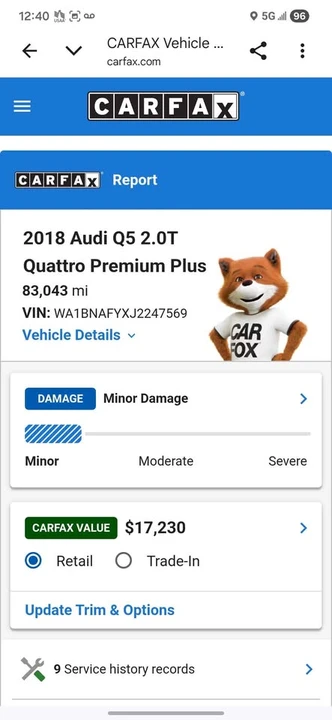 2018 Audi FY Q5 - Image 18 of 20