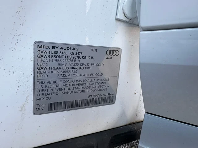 2018 Audi FY Q5 - Image 15 of 18