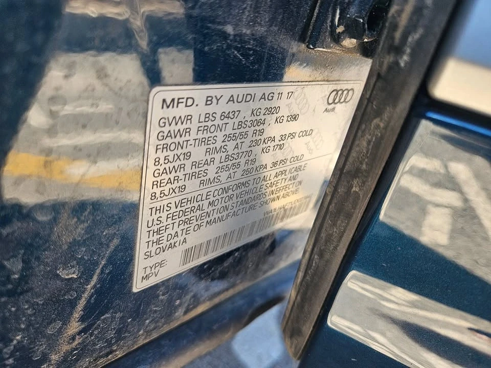 2018 Audi 4M Q7 - Image 19 of 20