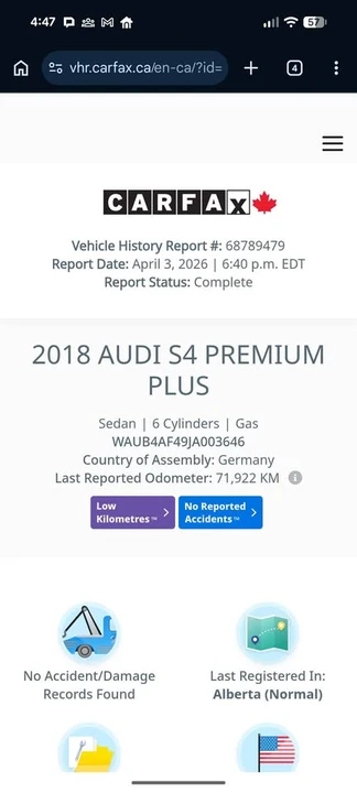 2018 Audi B9 S4 - Image 15 of 18