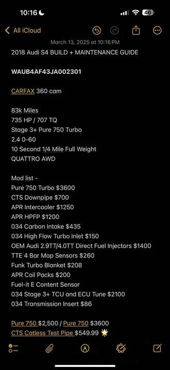 2018 Audi B9 S4 - Image 11 of 12