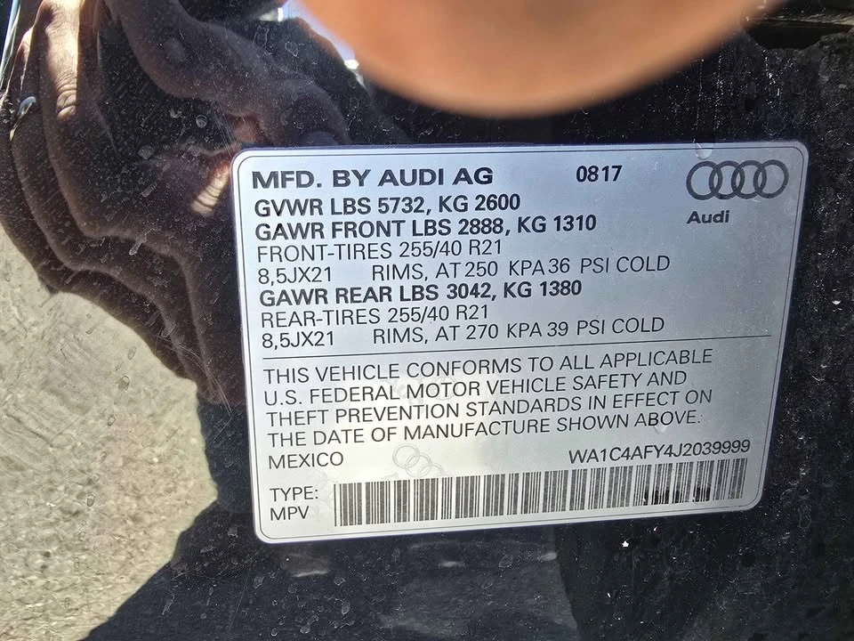 2018 Audi FY SQ5 - Image 15 of 15
