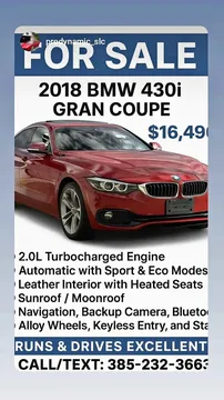 2018 BMW 4 Series 430i xDrive Coupe