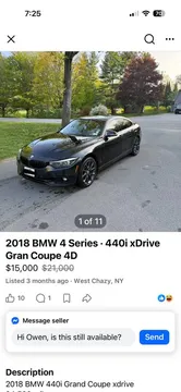 2018 BMW 440i Grand Coupe xDrive