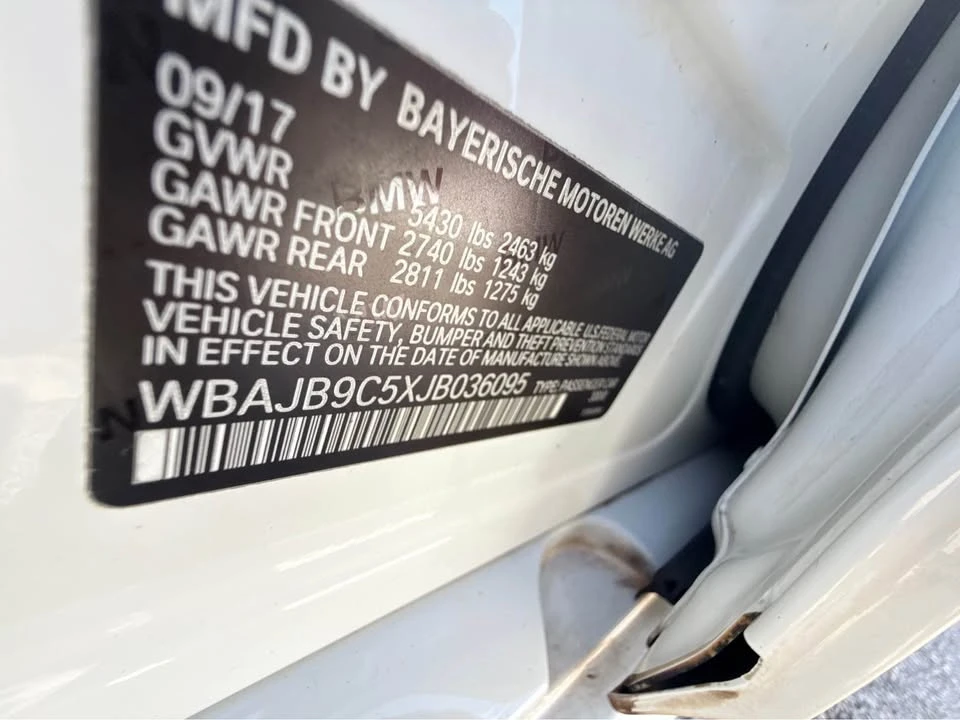2018 BMW 5 Series - Image 18 of 18