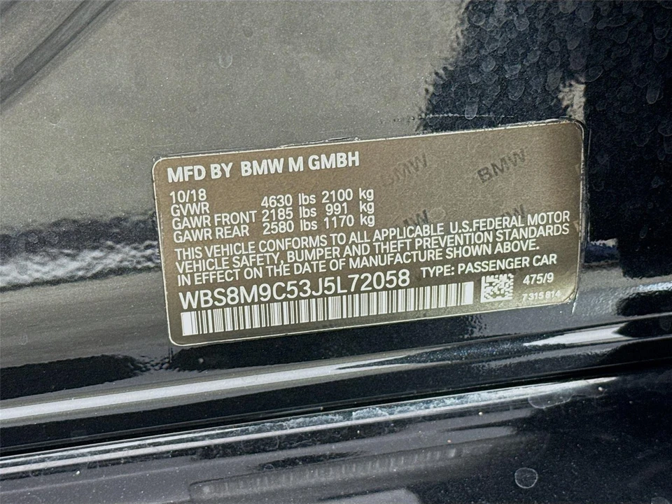 2018 BMW F80 M3 - Image 13 of 13