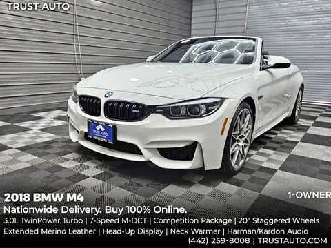 2018 BMW M4 Convertible Competition Package