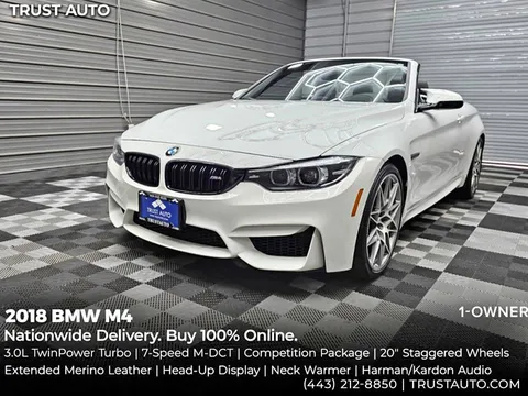 2018 BMW M4 Convertible Competition Package