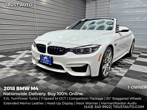 2018 BMW M4 Hard-Top Convertible w/Competition Pkg