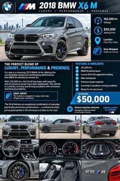 2018 BMW M6 M6