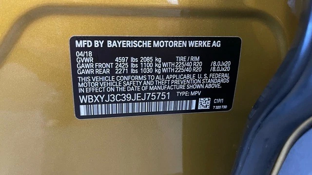 2018 BMW F39 X2 - Image 21 of 21