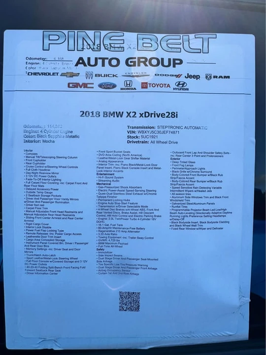 2018 BMW F39 X2 - Image 6 of 6