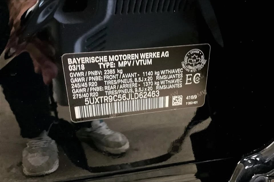 2018 BMW G01 X3 - Image 20 of 20
